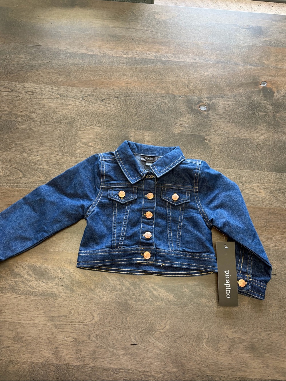 24m Girls' Dark Blue Denim Jacket